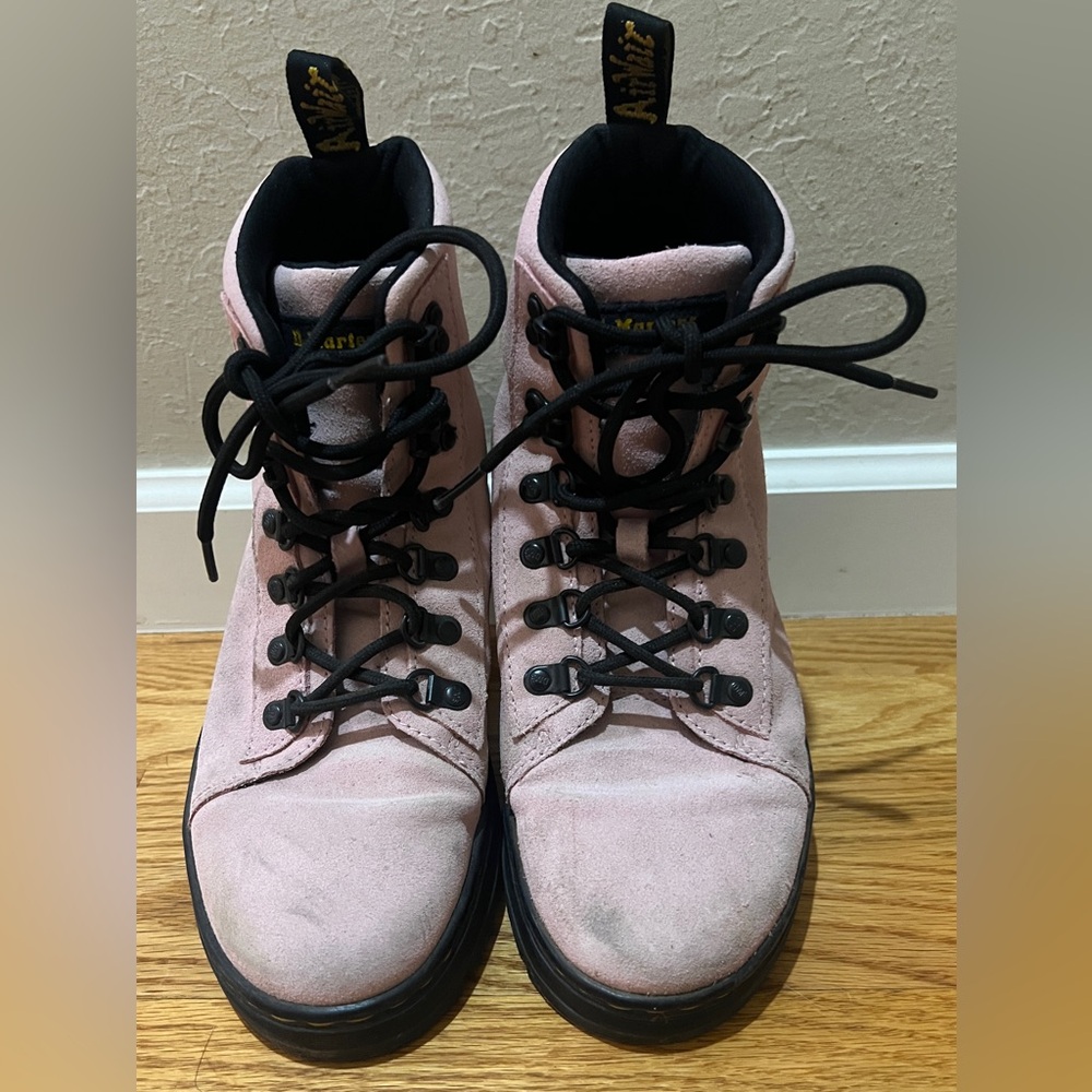 Dr. Martens Light Pink Combat Boots